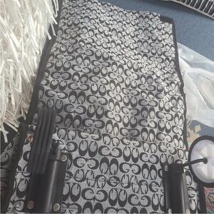 Coach Black and White Tote Bag